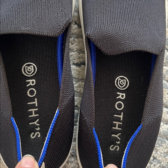 Rothy’s Black The Original Slip On Sneaker women’s 10.5 like new!!! - Picture 5 of 6